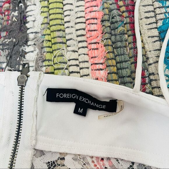 EUC Foreign Exchange White Lace Bralette Medium - Picture 4 of 7